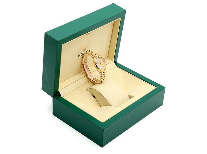 Rolex Datejust Goldene Damenuhr mit Originaldiamanten - Ansicht 27