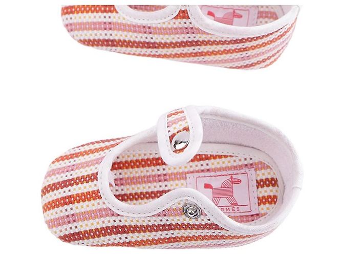 Hermès Stivaletti Baby Animo Nattes Peep per neonati Multicolore - vista 8
