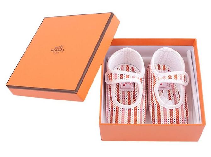 Hermès Stivaletti Baby Animo Nattes Peep per neonati Multicolore - vista 9