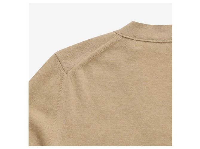 Comme Des Garcons Cardigan Play White Heart Patch Wool Herren Cardigan Orange - Ansicht 7