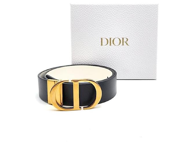 30 Montaigne Dior Cinturón reversible Montaigne Blanco - vista 7
