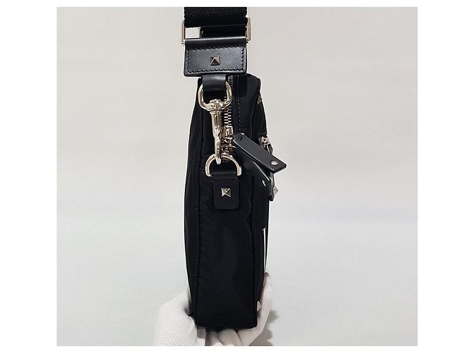 Valentino Borsa a tracolla con stampa a stelle Nero - vista 3