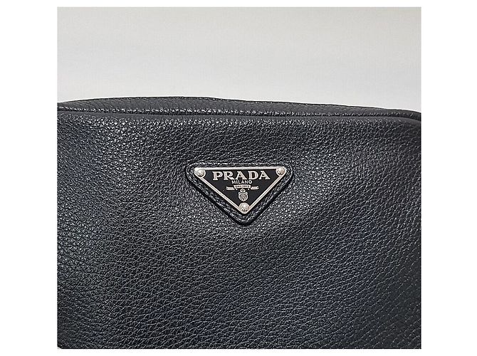 Prada Borsa a tracolla crossbody Dino con logo Triangle Nero - vista 3