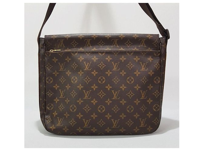 Louis Vuitton Borsa a tracolla Monogram BoBourg GM Nero - vista 4