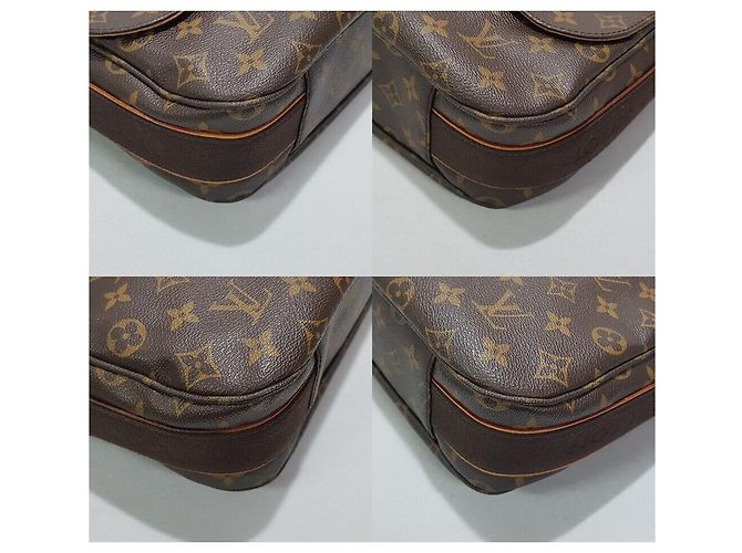 Louis Vuitton Borsa a tracolla Monogram BoBourg GM Nero - vista 8