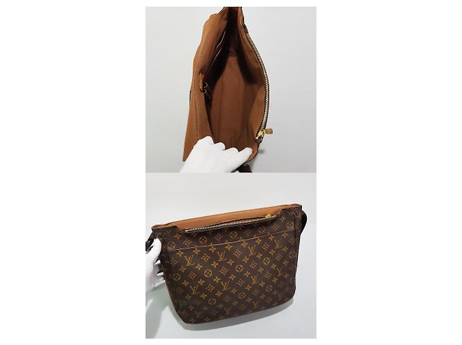Louis Vuitton Borsa a tracolla Monogram BoBourg GM Nero - vista 9