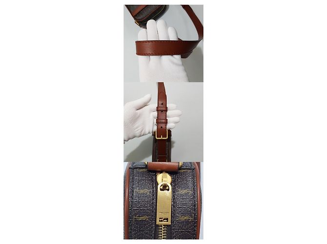 Saint Laurent Borsa a tracolla Monogram da uomo Nero - vista 5