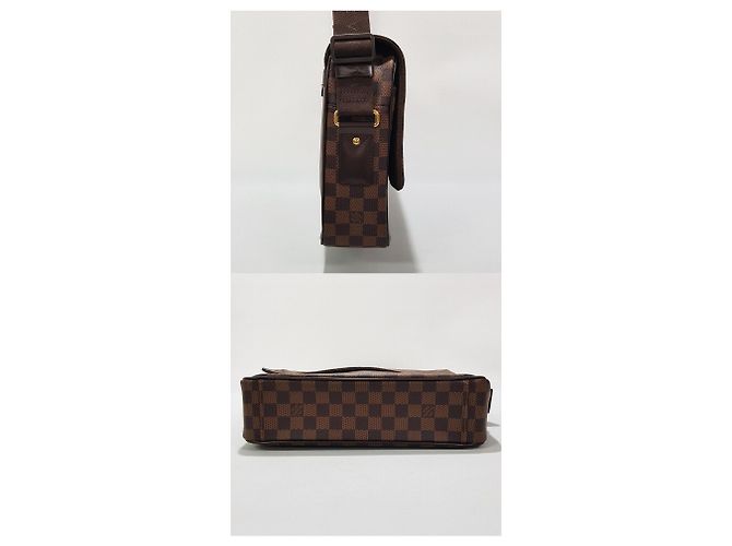 Louis Vuitton Borsa Messenger Shelton MM Damier Ebene - vista 3