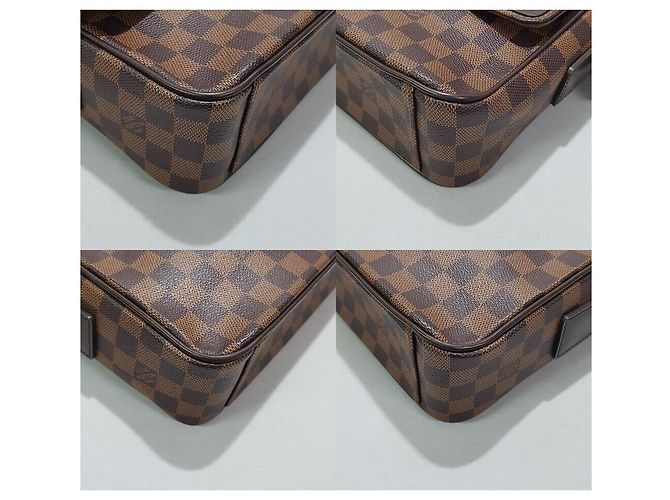 Louis Vuitton Borsa Messenger Shelton MM Damier Ebene - vista 7