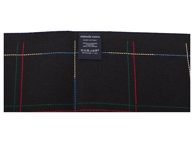 Hermès Schal Brodee Toute Berline Schwarz - Ansicht 10