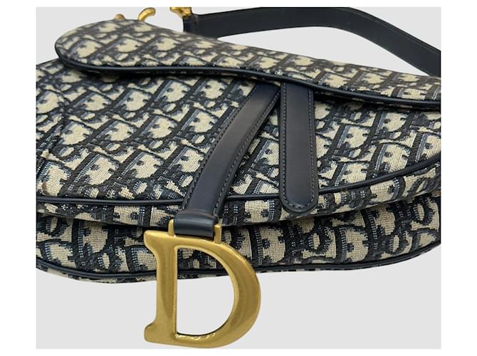 Dior Oblique Saddle Strap Bag Medium Mehrfarben - Ansicht 11