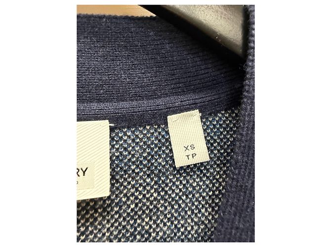 Burberry Cardigan oversize in lana e cashmere a quadri Multicolore - vista 8
