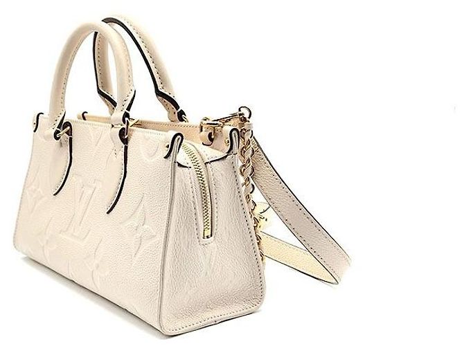 Louis Vuitton Empreinte Onthego East West Bianco - vista 2