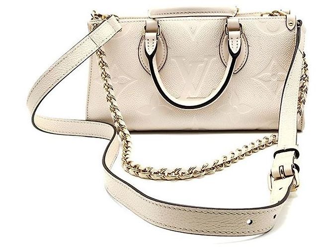 Louis Vuitton Empreinte Onthego East West Bianco - vista 3