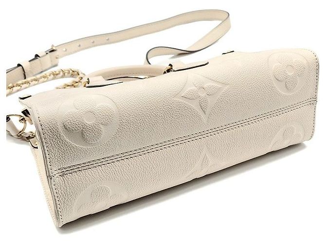 Louis Vuitton Empreinte Onthego East West Bianco - vista 7