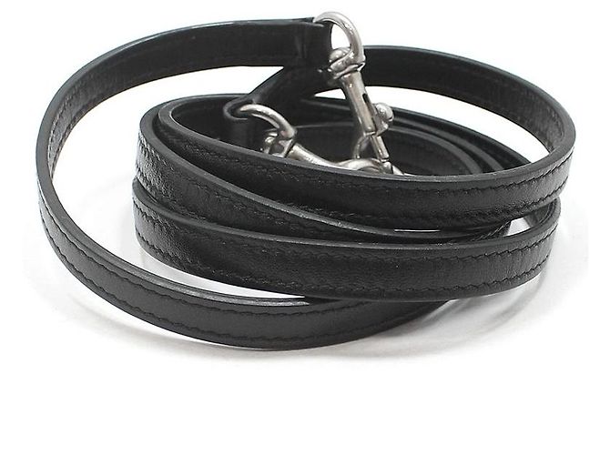 Saint Laurent Borsa a tracolla Loulou Toy in pelle nera con monogramma argento Nero - vista 7