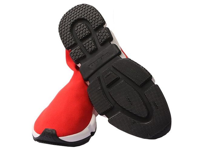 Balenciaga Sneakers Speed Trainer Rosso - vista 4