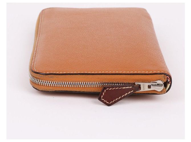 Hermès Cartera Larga con Cremallera Silky Brown Castaño - vista 6