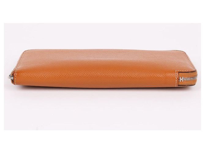 Hermès Cartera Larga con Cremallera Silky Brown Castaño - vista 7