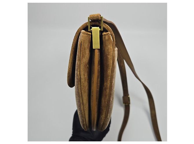 Saint Laurent Borsa Satchel Piccola Le Monogram in Velluto Multicolore - vista 5