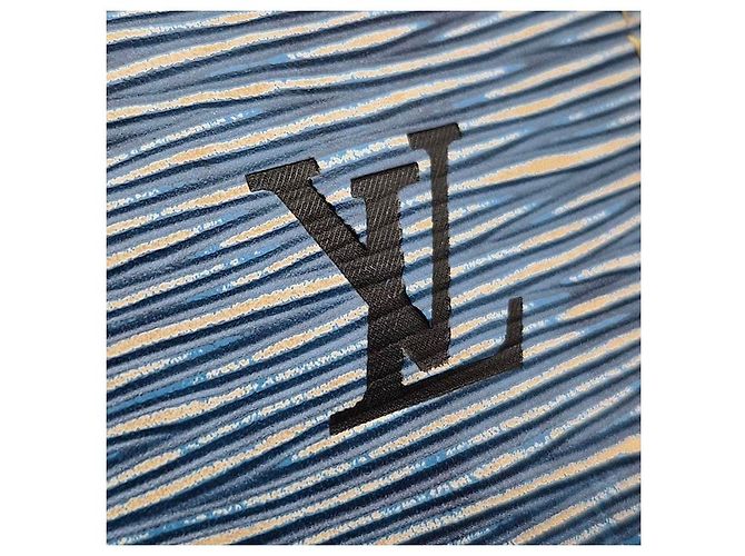 Louis Vuitton Beauty Case Epi Denim Blu - vista 6