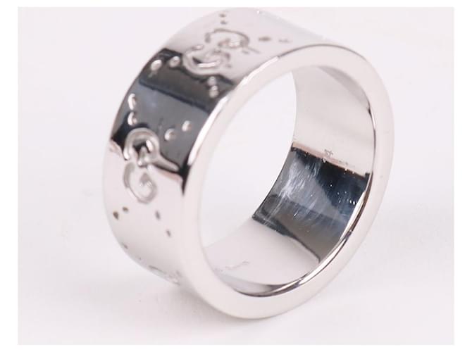 Gucci GG Pattern Ghost Ring Größe Silver Silber - Ansicht 2