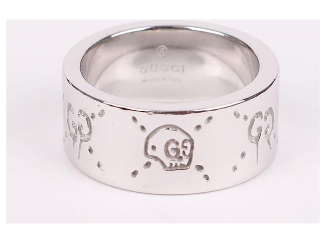 Gucci GG Pattern Ghost Ring Größe Silver Silber - Ansicht 4