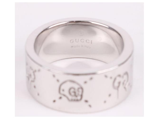 Gucci GG Pattern Ghost Ring Größe Silver Silber - Ansicht 5