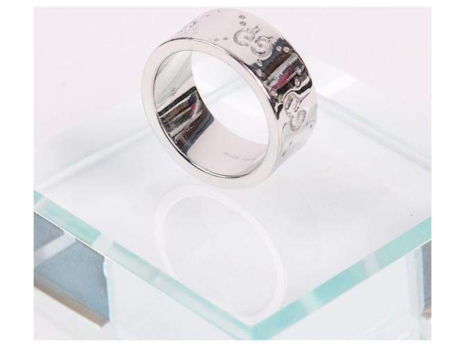 Gucci GG Pattern Ghost Ring Größe Silver Silber - Ansicht 6