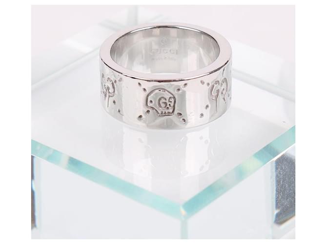 Gucci GG Pattern Ghost Ring Größe Silver Silber - Ansicht 7