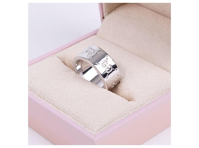 Gucci GG Pattern Ghost Ring Größe Silver Silber - Ansicht 9