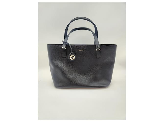 Gucci Tote Bag Interlocking Nero - vista 5