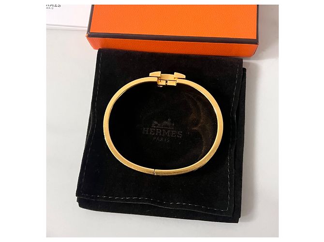 Hermès Pulsera Clickashu Oro Blanco PM - vista 6