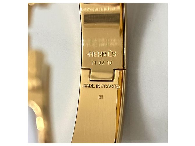 Hermès Pulsera Clickashu Oro Blanco PM - vista 8