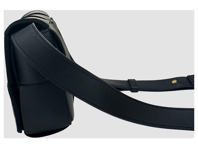 Bottega Veneta Borsa a tracolla Intrecciato Cassette Nero - vista 3