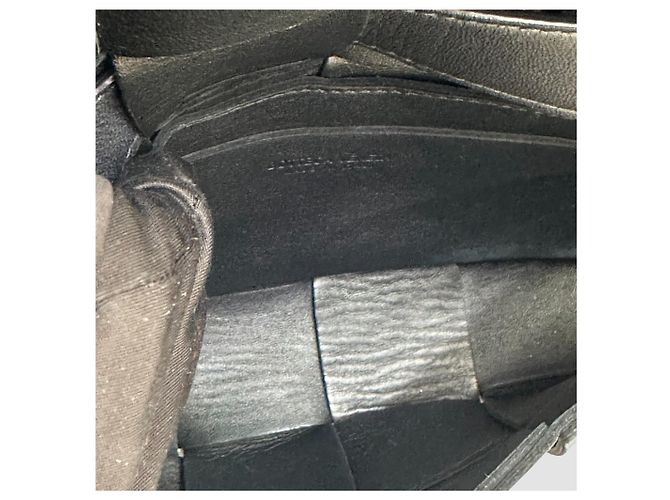 Bottega Veneta Borsa a tracolla Intrecciato Cassette Nero - vista 6