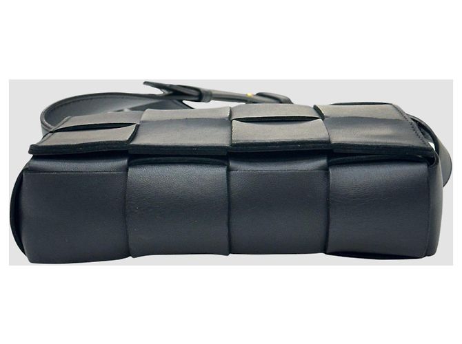 Bottega Veneta Borsa a tracolla Intrecciato Cassette Nero - vista 8