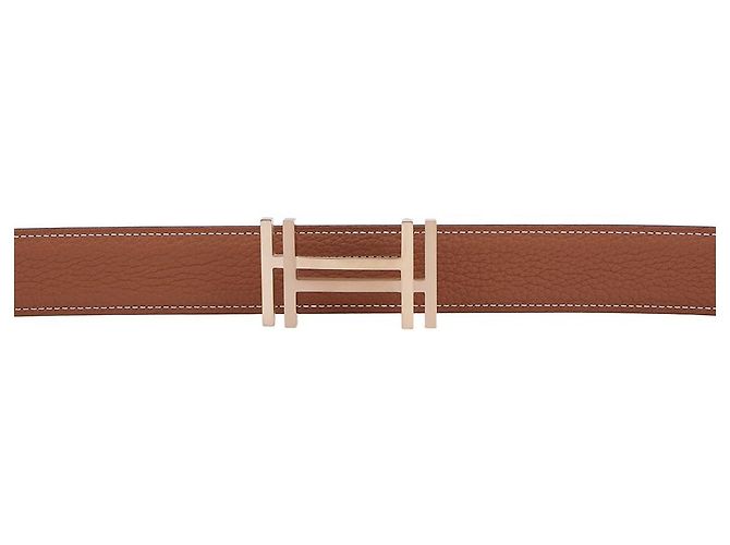 Hermès Buckle Reversible Leather Strap Black - view 9