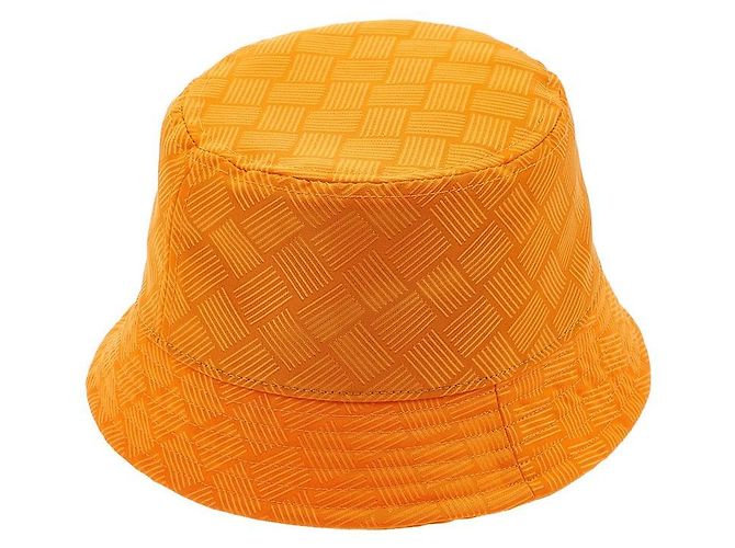 Bottega Veneta Cappello bucket in jacquard Intreccio da donna Arancione - vista 10