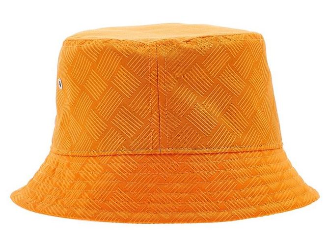 Bottega Veneta Cappello bucket in jacquard Intreccio da donna Arancione - vista 2