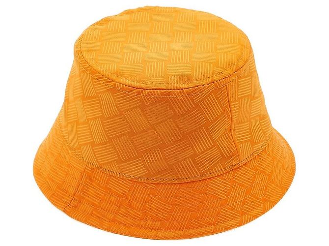 Bottega Veneta Cappello bucket in jacquard Intreccio da donna Arancione - vista 3