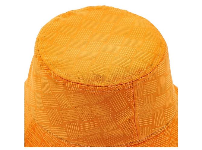 Bottega Veneta Cappello bucket in jacquard Intreccio da donna Arancione - vista 8