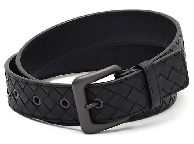 Cintura Bottega Veneta Intrecciato Classic Nero - vista 11