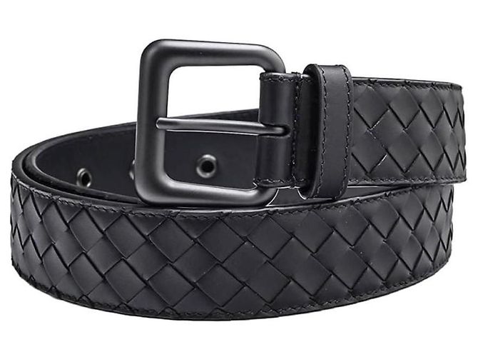 Cintura Bottega Veneta Intrecciato Classic Nero - vista 12