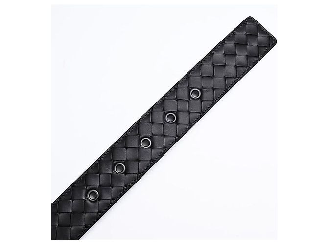 Cintura Bottega Veneta Intrecciato Classic Nero - vista 4