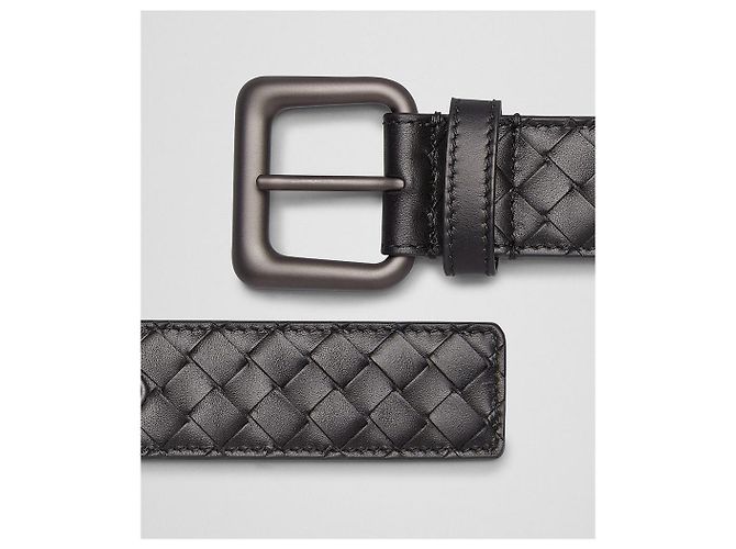 Cintura Bottega Veneta Intrecciato Classic Nero - vista 8