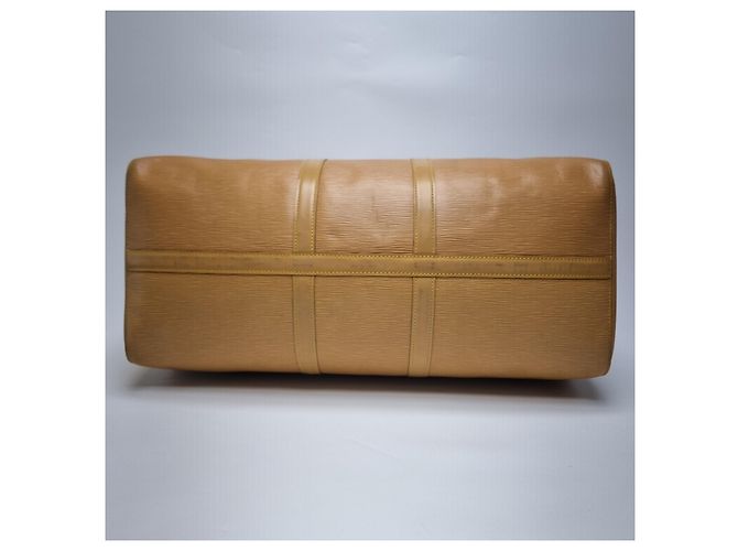 Louis Vuitton Borsa da viaggio Keepall Epi Boston Tassili Yellow Giallo - vista 14