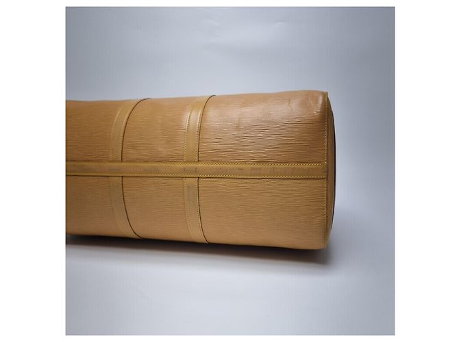 Louis Vuitton Borsa da viaggio Keepall Epi Boston Tassili Yellow Giallo - vista 15