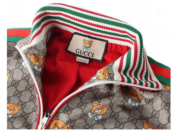 Gucci Jersey GG Bear Track Jacket EXO Kai Kollaboration Mehrfarben - Ansicht 4