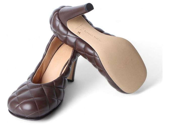 Bottega Veneta Pad BLOC Square-Toe Pumps Absatzgröße Mehrfarben - Ansicht 7
